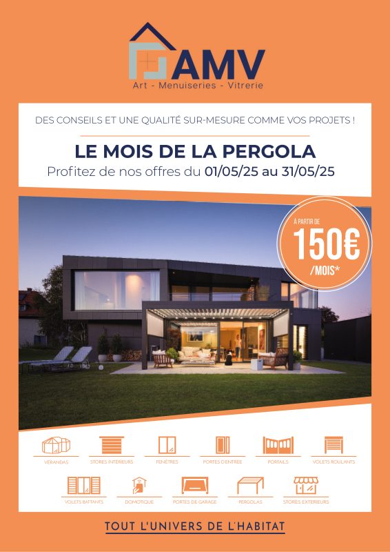 Le mois de la Pergola chez Art Menuiseries Vitrerie