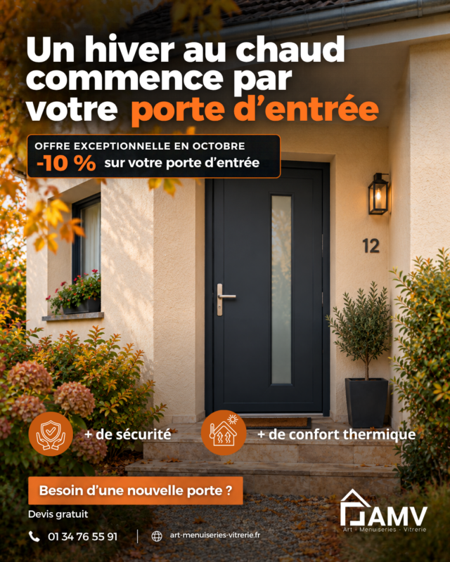 réduction sur les portes d'entrée
