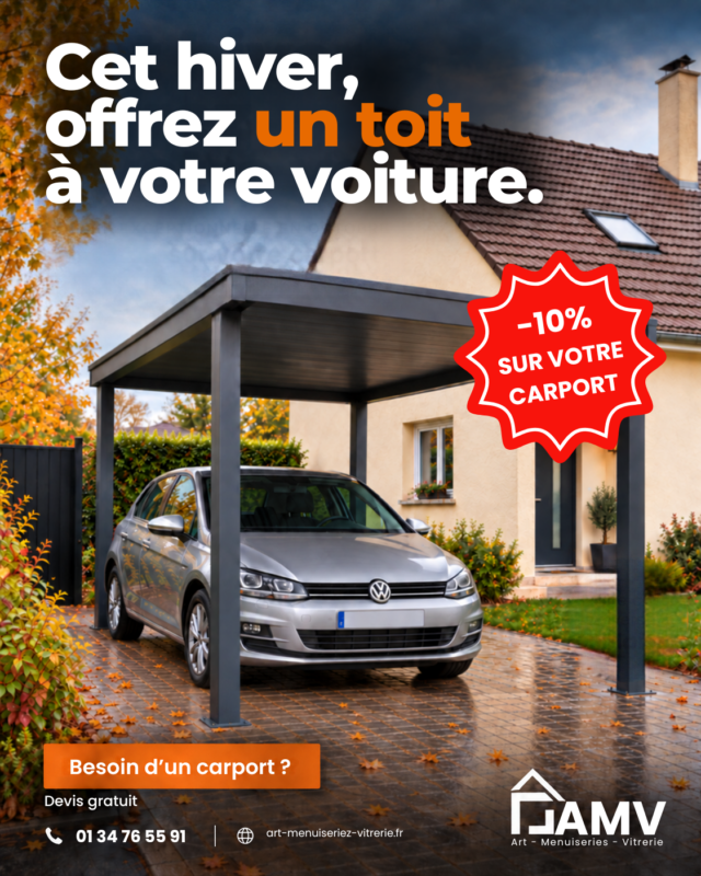 réduction sur les carports